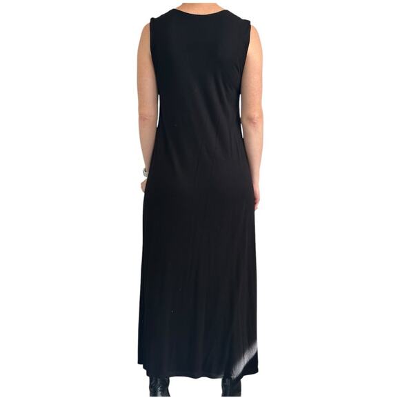 The Row Jersey Knit Maxi Dress Black Sleeveless size XS - Picture 7 of 11